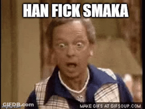 Surprised Man Han Fick Smaka GIF