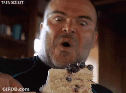 Surprised Man Holding Cake Trendizisst GIF