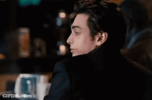 Surprised Man In Black Hat GIF