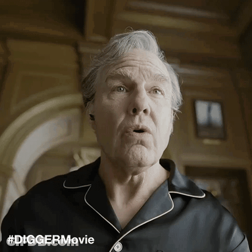 Surprised Man In Diggermovie Advertisement GIF