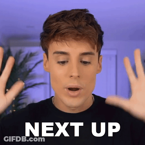 Surprised Man In Next Up Shirt GIF