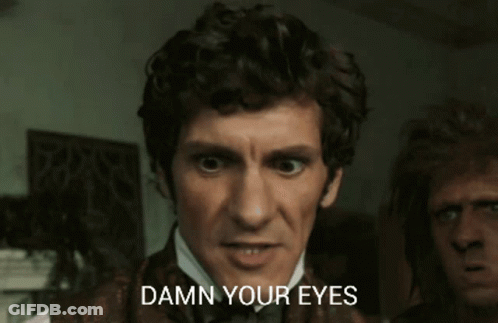 Surprised Man Saying Damn Your Eyes GIF