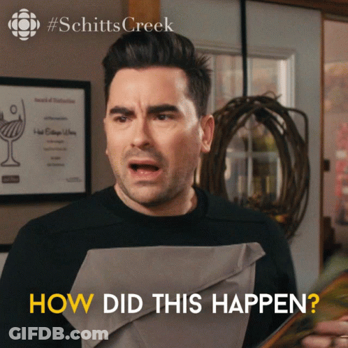Surprised Man Saying How Did This Happen GIF