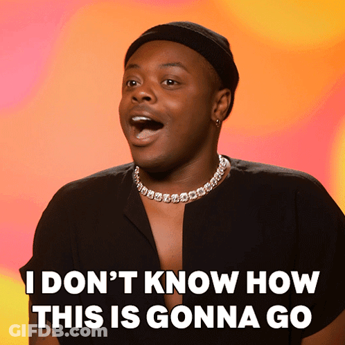 Surprised Man Saying I Don't Know How This Is Gonna Go GIF