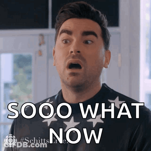 Surprised Man Saying Sooo What Now GIF