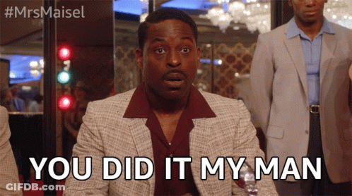 Surprised Man Saying You Did It GIF