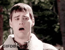 Surprised Man Wearing Sweater GIF