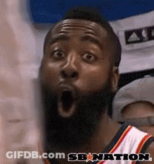 Surprised Man With Beard GIF