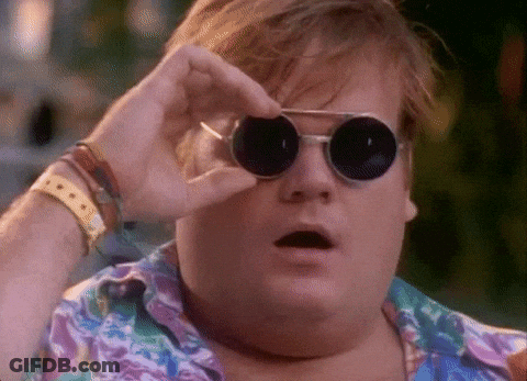 Surprised Man With Round Sunglasses GIF