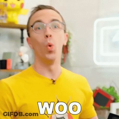 Surprised Man Woooo Face GIF