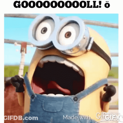 Surprised Minion GIF