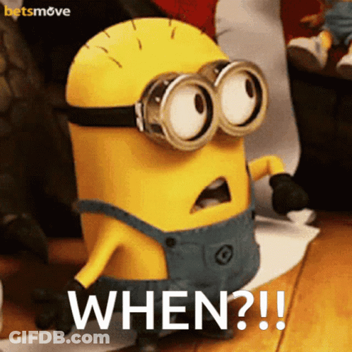 Surprised Minion Saying When GIF