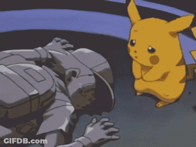 Surprised Pikachu Lightning Power GIF