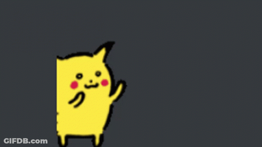 Surprised Pikachu Pokemon Hug GIF