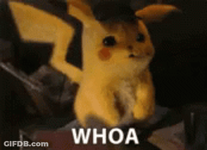 Surprised Pikachu Pokemon Movie Scene GIF