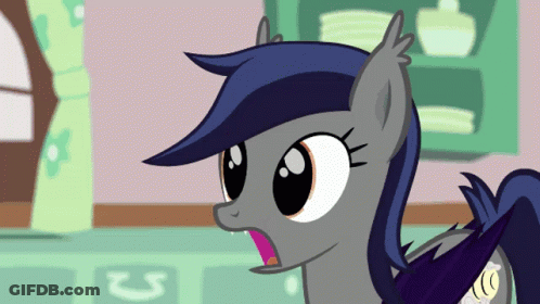 Surprised Pony GIF