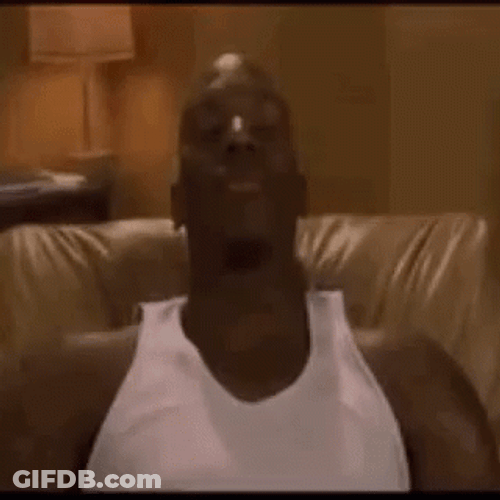 Surprised Sleeper Hold Ving Rhames GIF