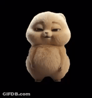 Surprised Stuffed Animal Dancing GIF