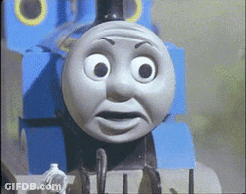 Surprised Thomas The Train GIF