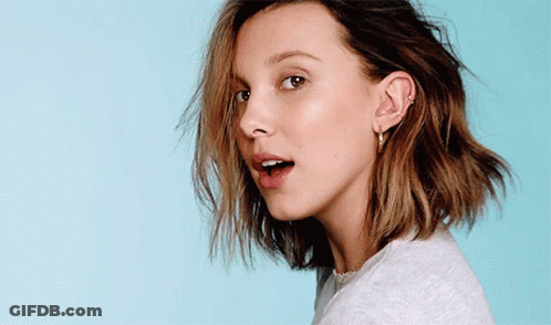Surprised Woman Face Close Up GIF