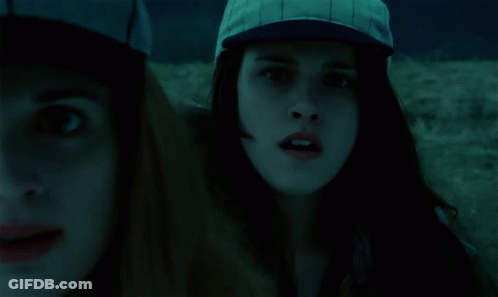 Surprised Woman In Baseball Cap GIF
