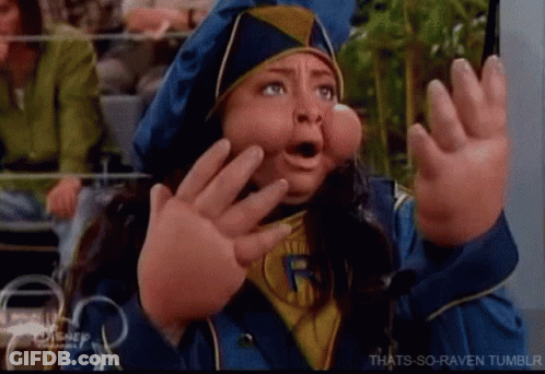 Surprised Woman In Disney Costume GIF