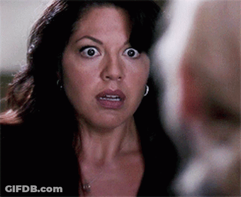 Surprised Woman Looking At Man GIF