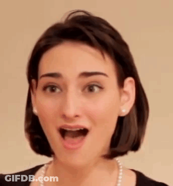 Surprised Woman Mouth Open GIF
