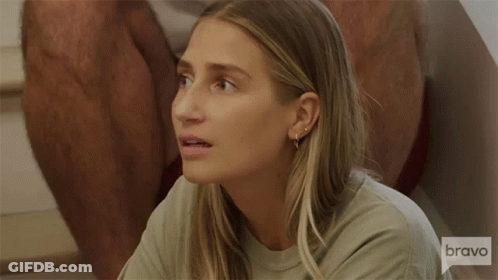 Surprised Woman On Bravo GIF