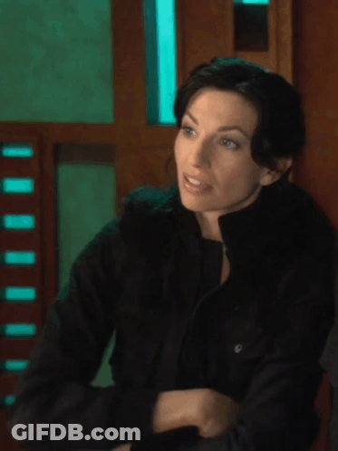 Surprised Woman Saying Got You GIF