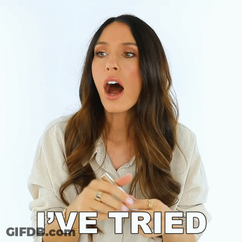 Surprised Woman Saying I've Tried GIF