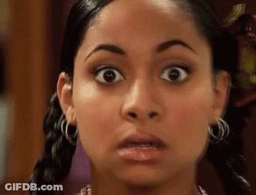 Surprised Woman With Eyes Wide Open GIF