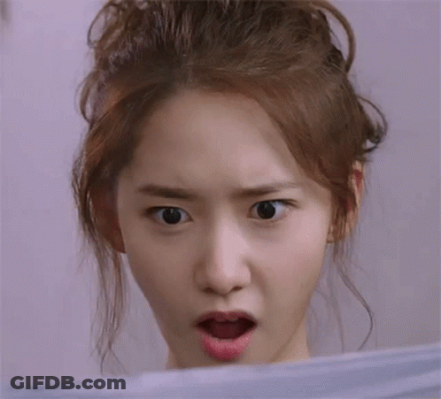 Surprised Woman With Open Mouth GIF