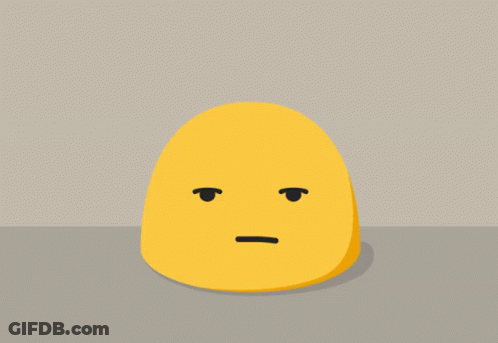Surprised Yellow Smiley GIF