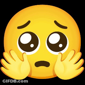 Surprised Yellow Smiley GIF