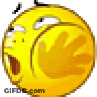 Surprised Yellow Smiley Pixel Art GIF