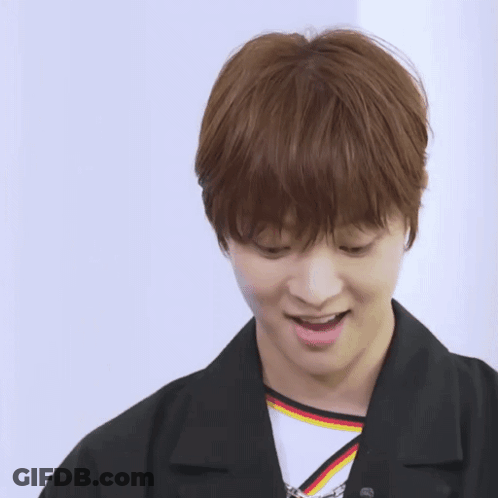 Surprised Young Man In Black Jacket GIF