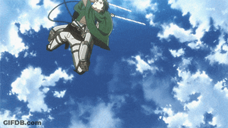 Survey Corps Leader Levi Ackerman GIF