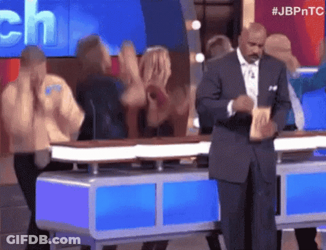 Survey Says Steve Harvey Good Answer GIF