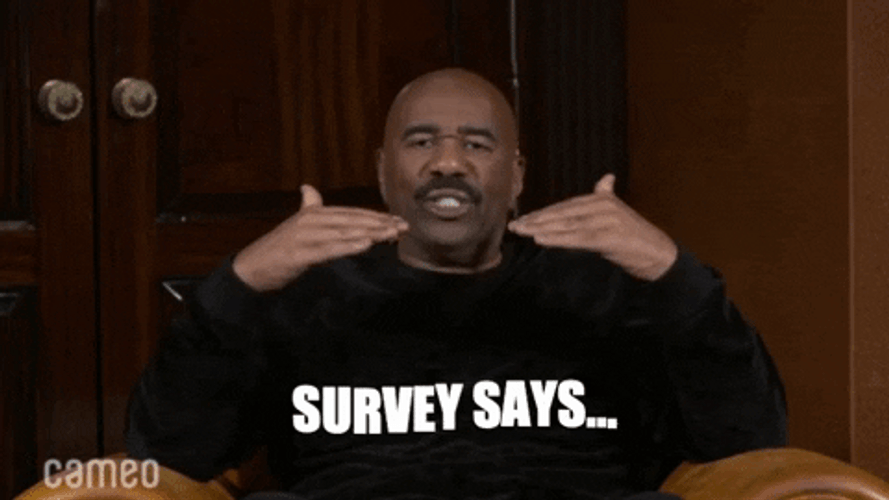 Survey Says Steve Harvey GIF