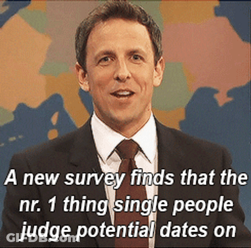 Surveys Seth Meyers Singles Make Great Dates GIF