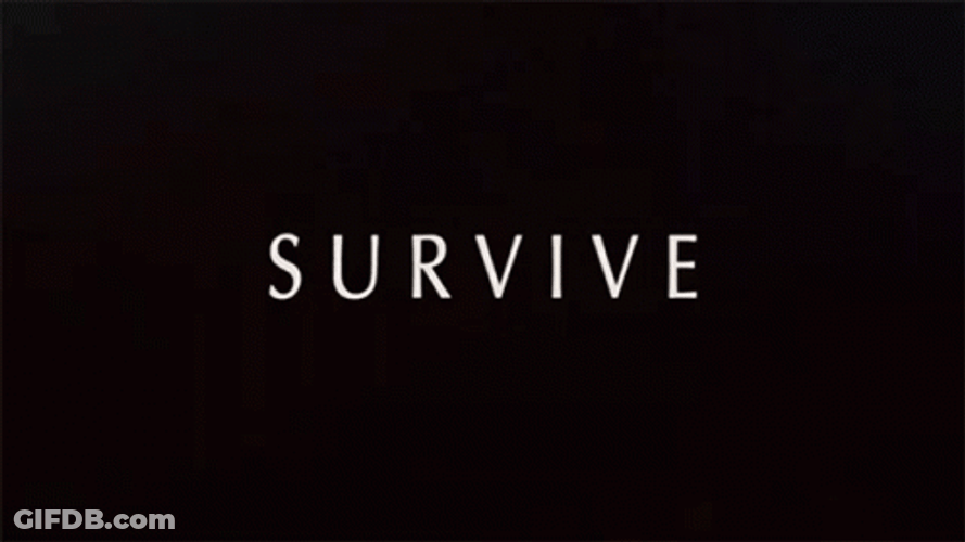 Survive Minimalist Graphic Design GIF