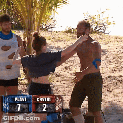 Survivor Goran Nevena Hug GIF