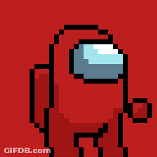 Sus Among Us Pixel Dancing GIF