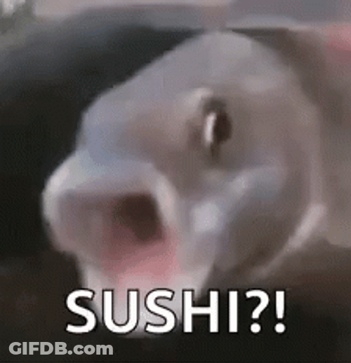 Sushi Made Of Fish GIF