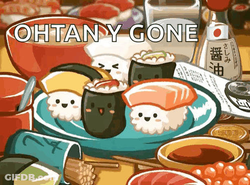 Sushi With Ohtany Gone GIF