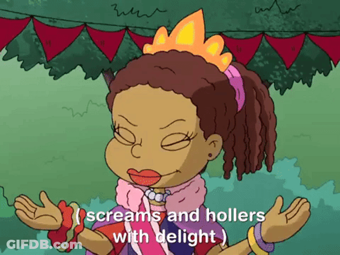 Susie Carmichael Animation Hollering With Delight GIF