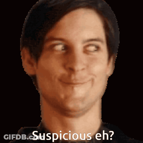 Suspicious Eh Pixel Art GIF