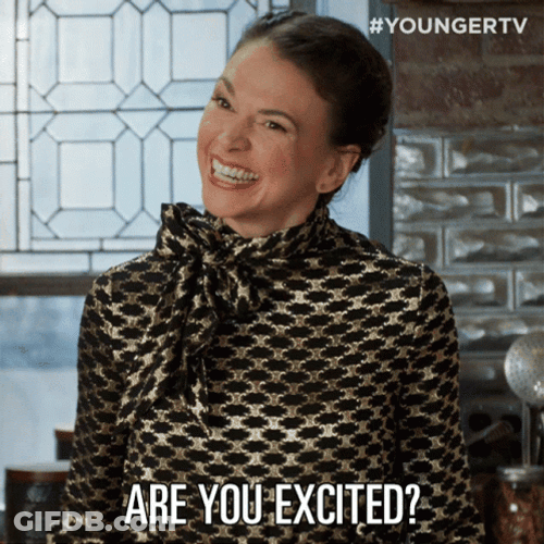 Sutton Foster Are You Excites With It GIF