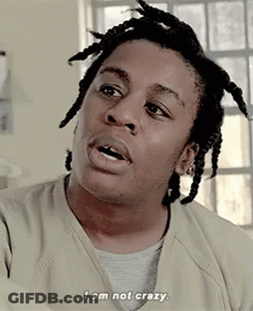 Suzanne Crazy Eyes Not Crazy GIF